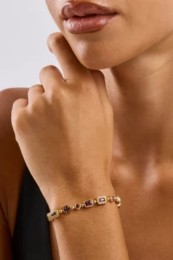 Burgundy Multi Gemstone Bracelet - 6mm