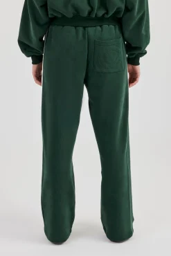 CCC Taping Wide Leg Jogger - Forest Green