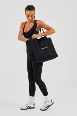 Cernucci Canvas Tote Bag - Black