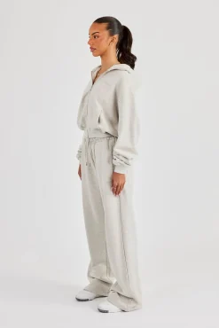Cernucci Cropped Zip Through Tracksuit - Ash Grey