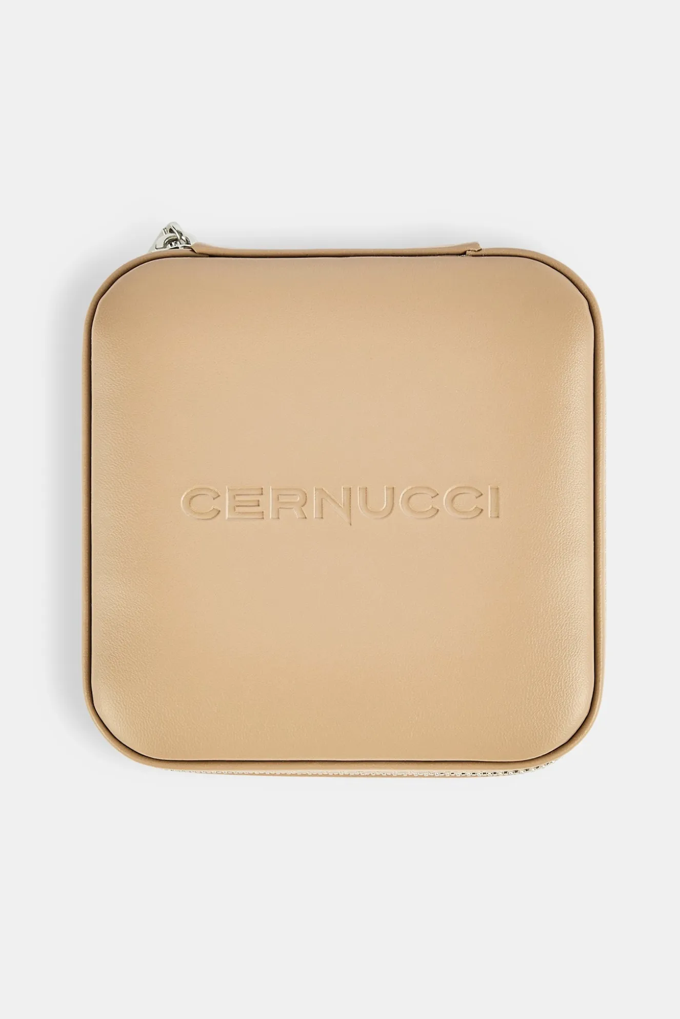 Cernucci Jewellery Travel Case - Beige