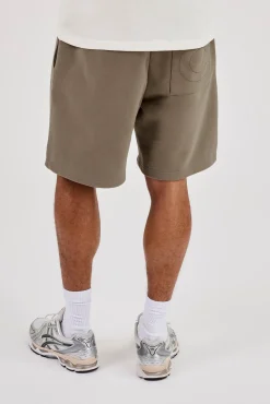 Cernucci Puff Print Relaxed Shorts - Taupe