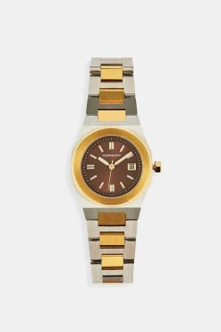 Cernucci Two Tone Watch - Silver