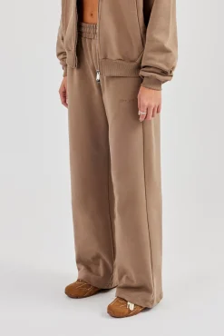 Cernucci Wide Leg Jogger - Taupe