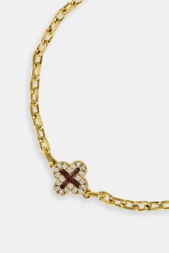Chocolate Motif Bracelet - 8mm