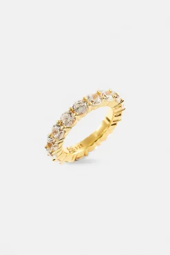 Clear Round Stone Tennis Ring - 4mm