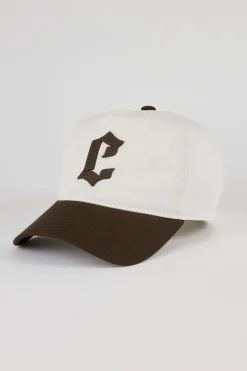 C' Logo Cap - Brown