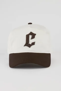 C' Logo Cap - Brown