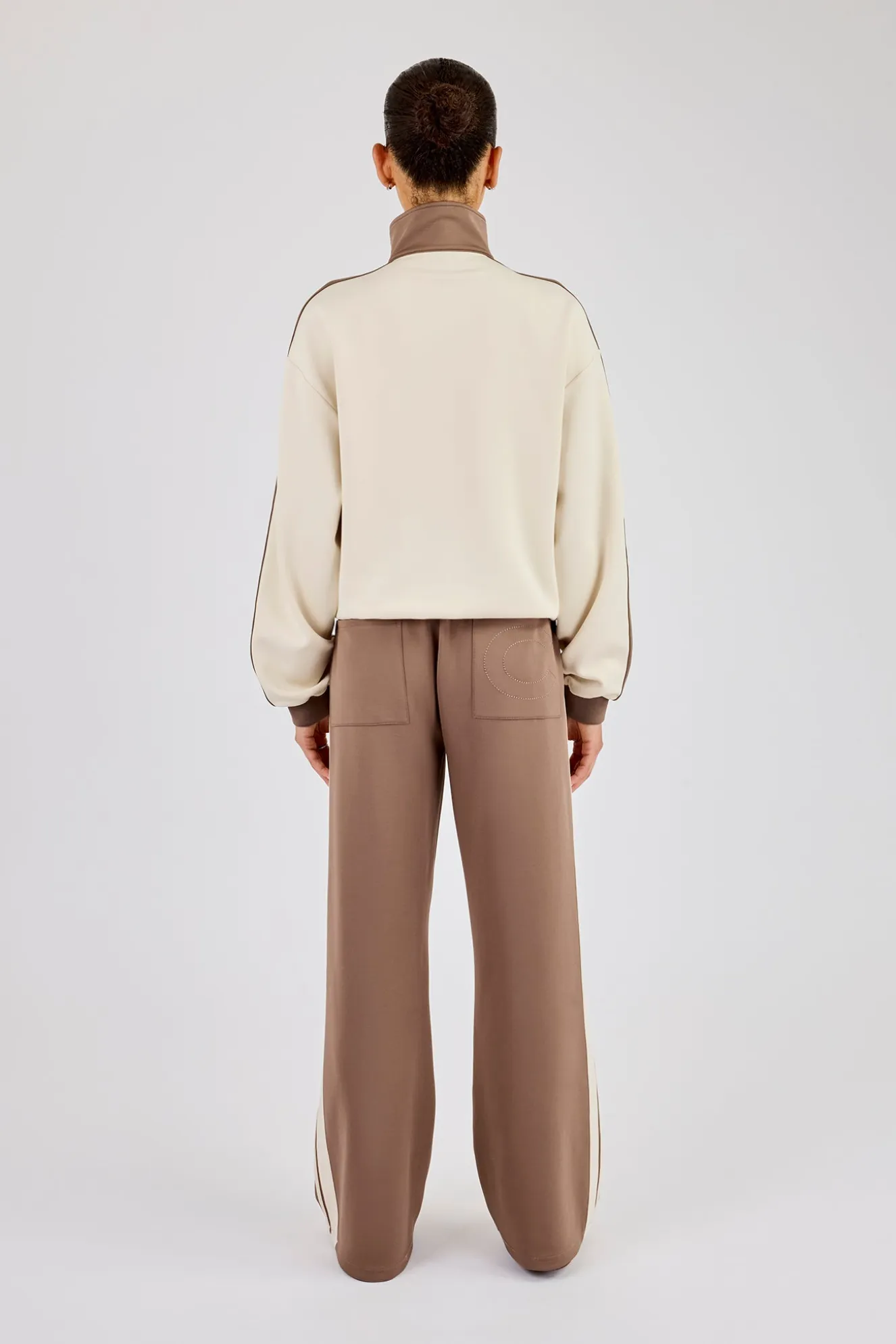 Contrast Detail Track Top & Pant
