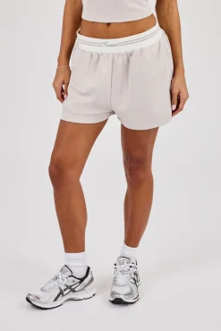 Contrast Waist Short - Grey