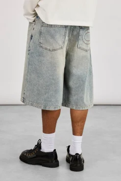Denim Baggy Jort - Antique Wash