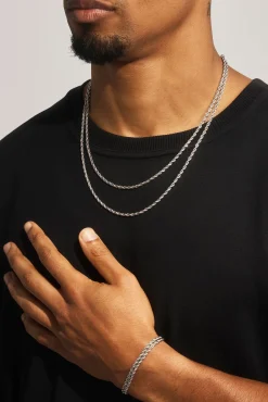 Double Rope Bracelet & Chain - 6mm - White