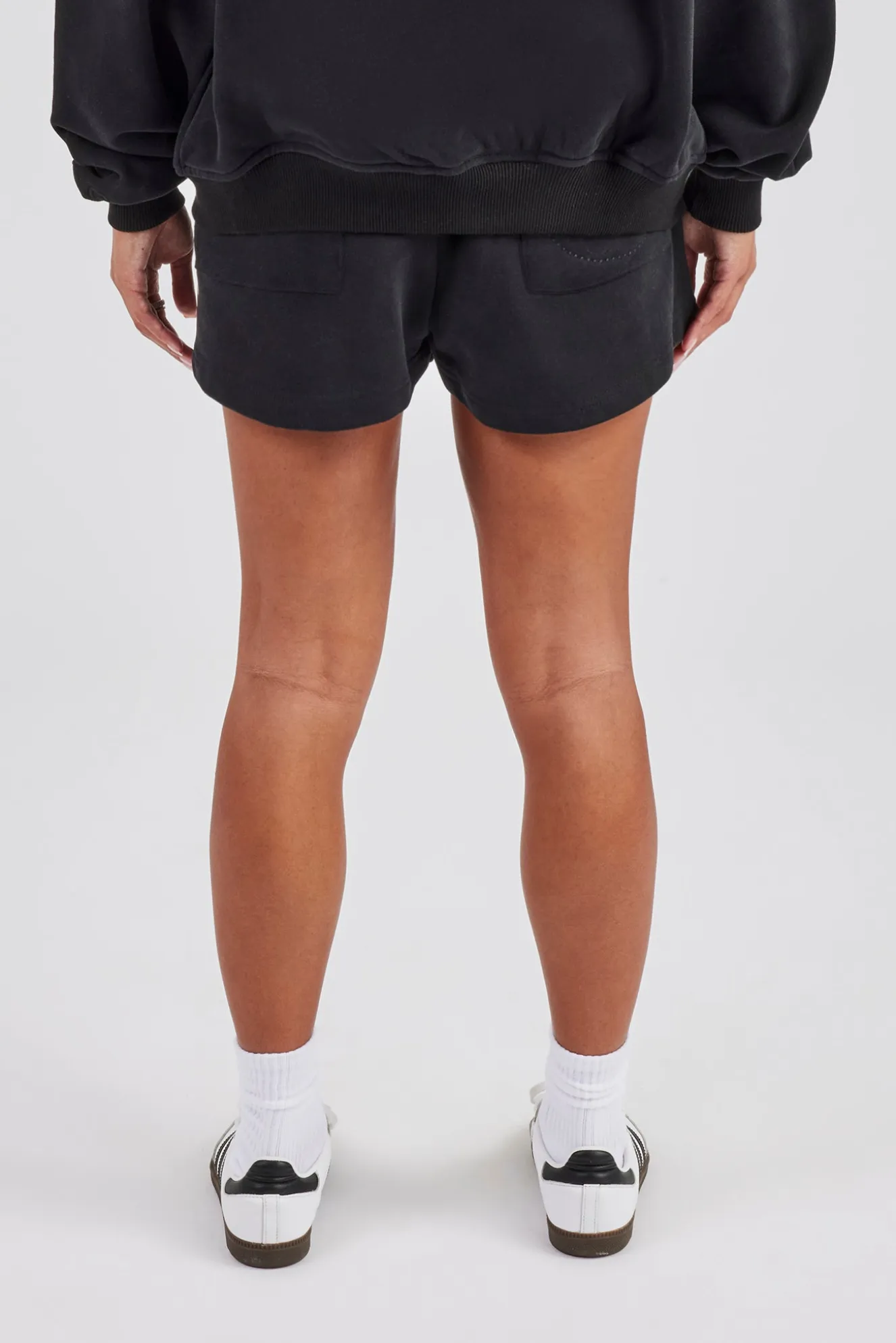 Embroidered Short - Black
