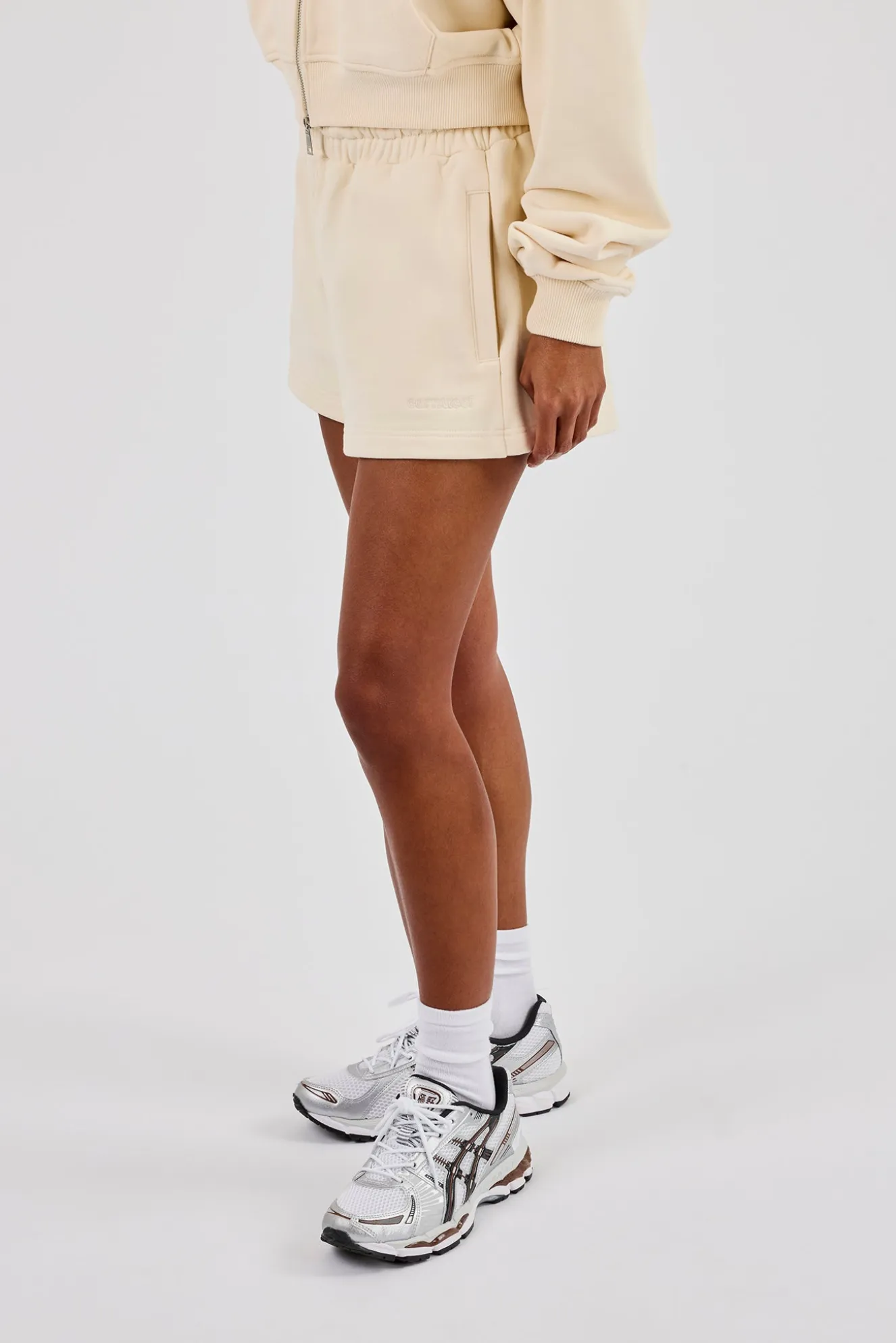 Embroidered Short - Butter Yellow