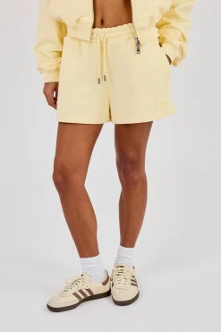 Embroidered Short - Lemon