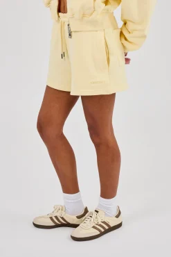 Embroidered Short - Lemon