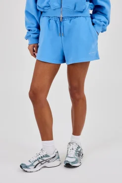 Embroidered Short - Riviera Blue