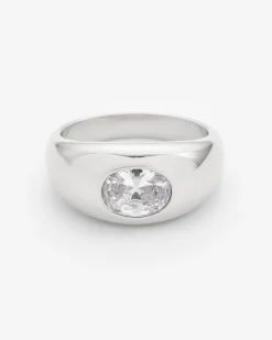 Gemstone Dome Ring - 10mm