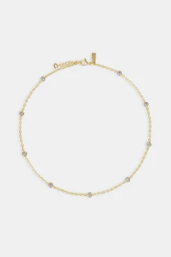 Gemstone Rolo Chain - 5mm - Gold