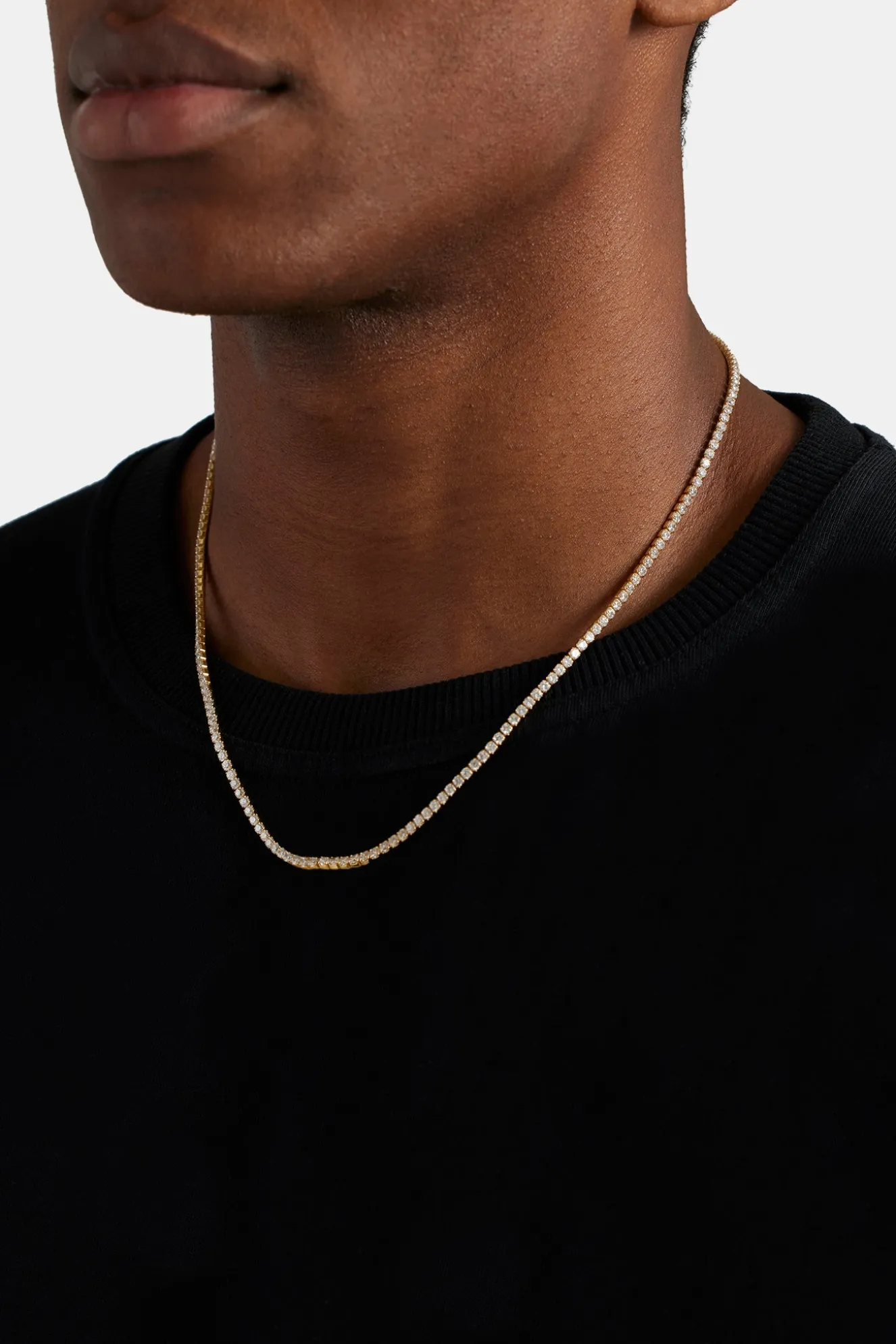 Gold Plated 2.5mm Micro Tennis Chain