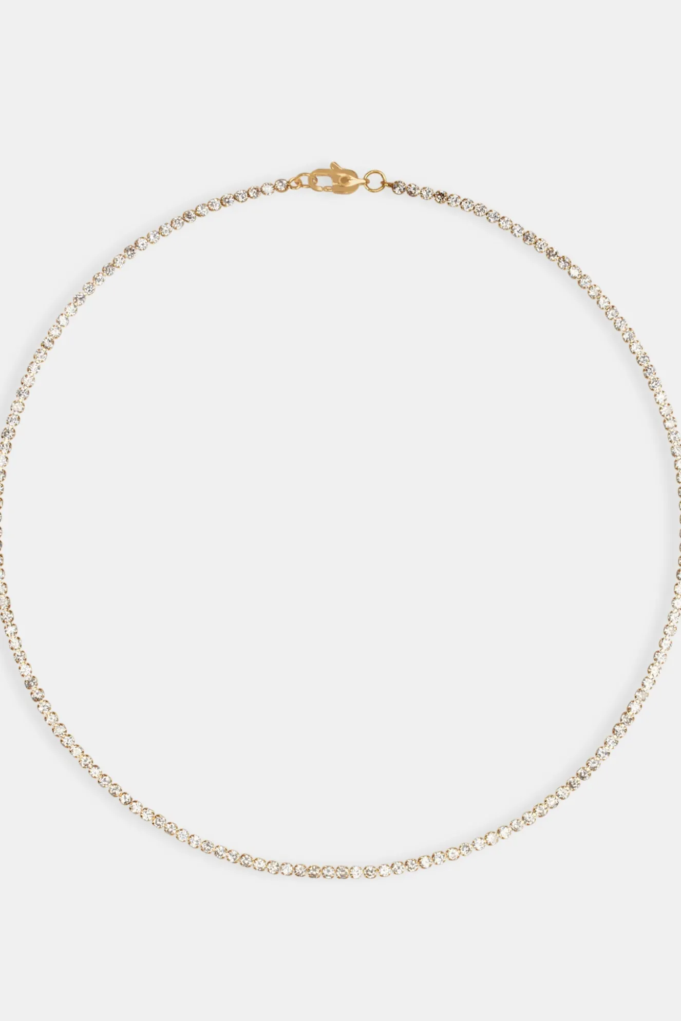 Gold Plated 2.5mm Micro Tennis Chain