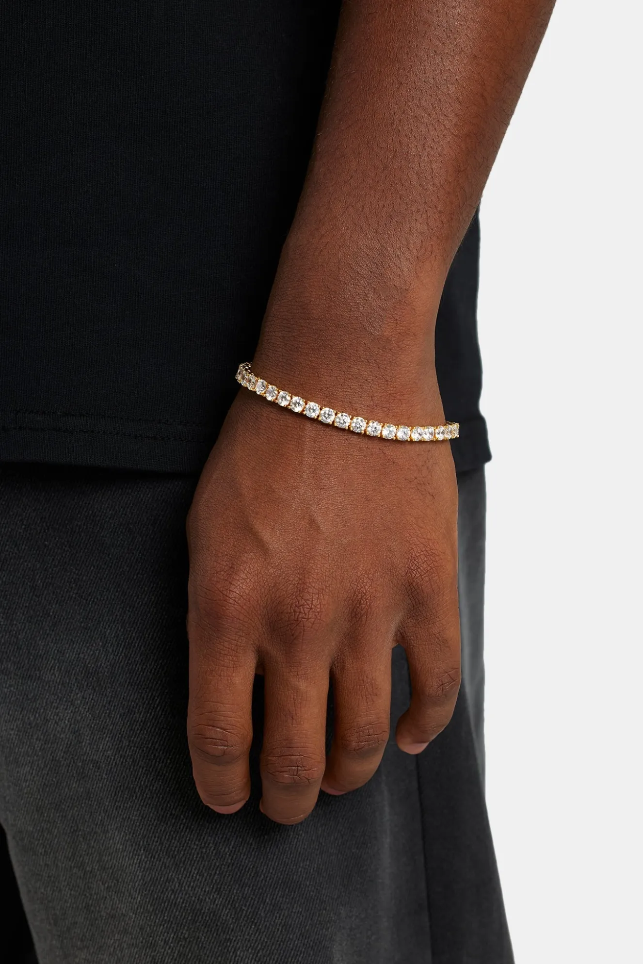 Gold Plated 5mm Tennis Bracelet