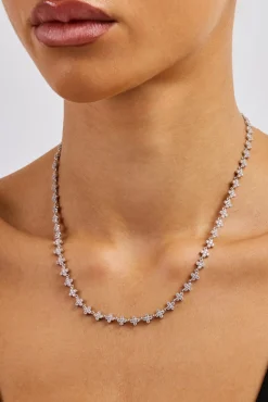 Iced Connecting Motif Chain - 5mm - White