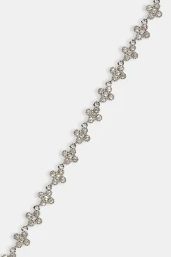 Iced Connecting Motif Chain - 5mm - White