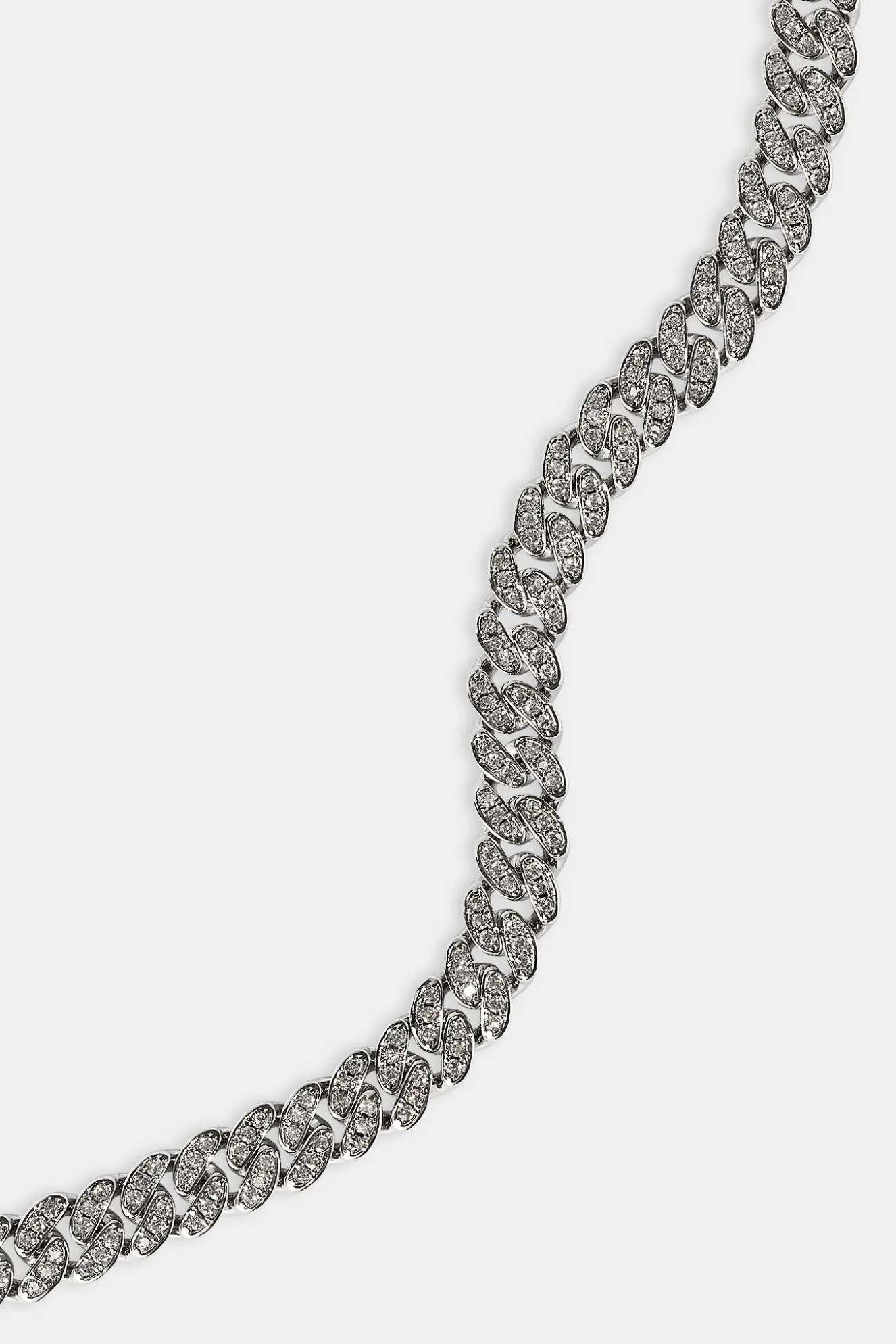 Iced Cuban Bracelet - 6mm - White