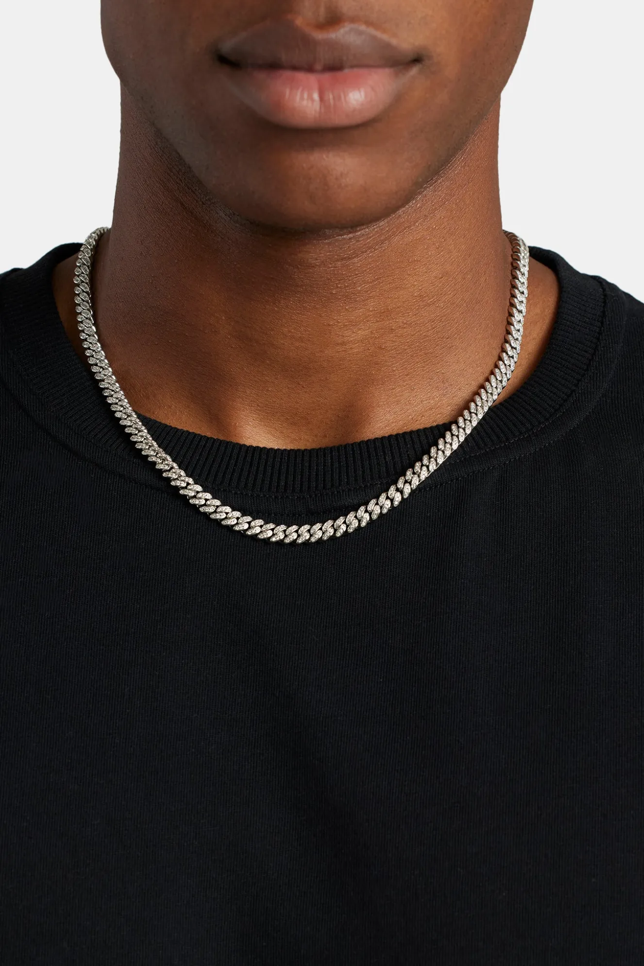 Iced Cuban Chain - 6mm - White