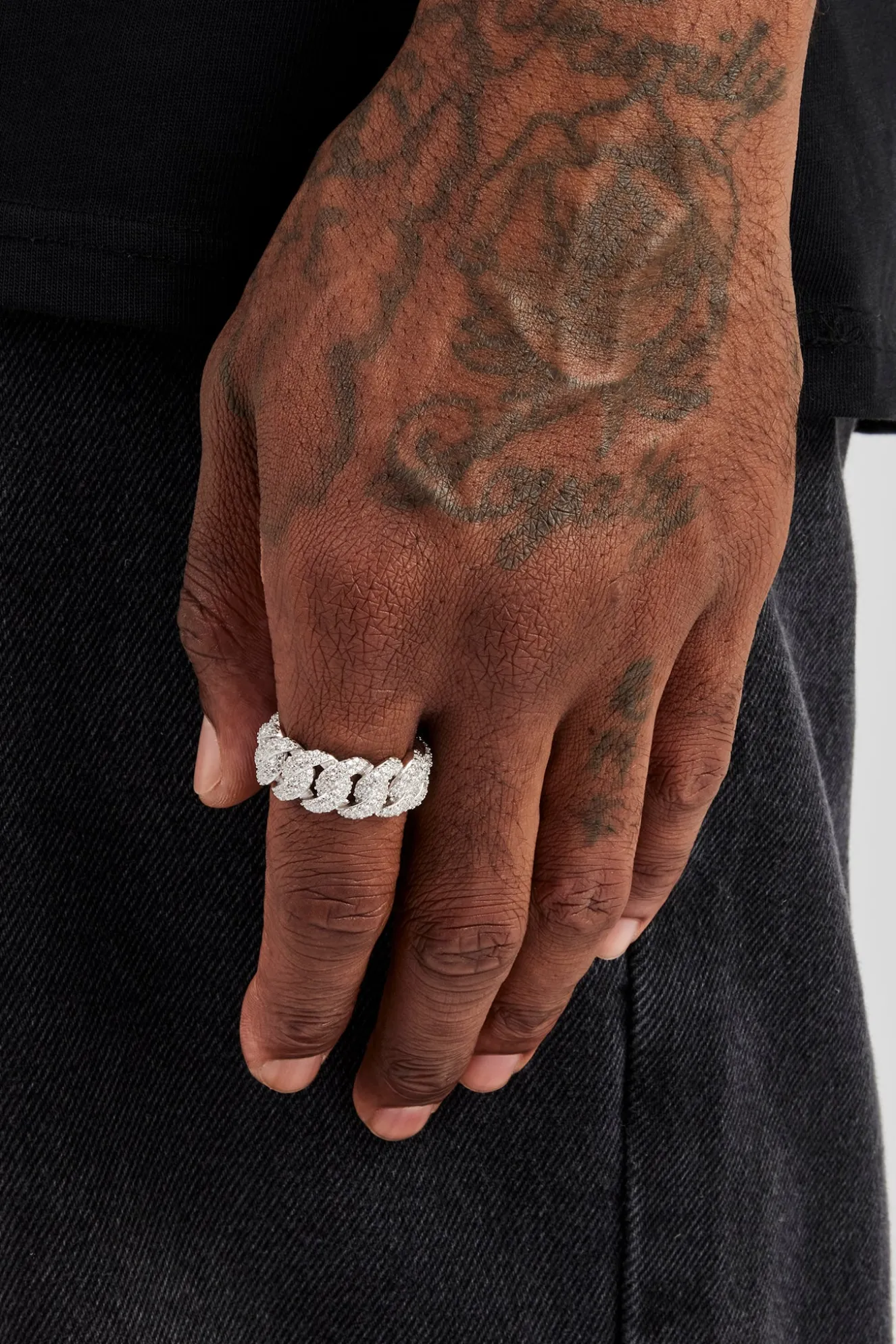 Iced Cuban Link Ring - 10mm