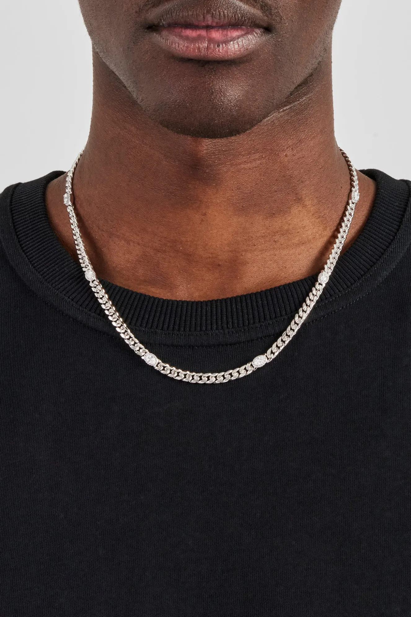 Iced Gemstone Miami Cuban Chain - 5mm