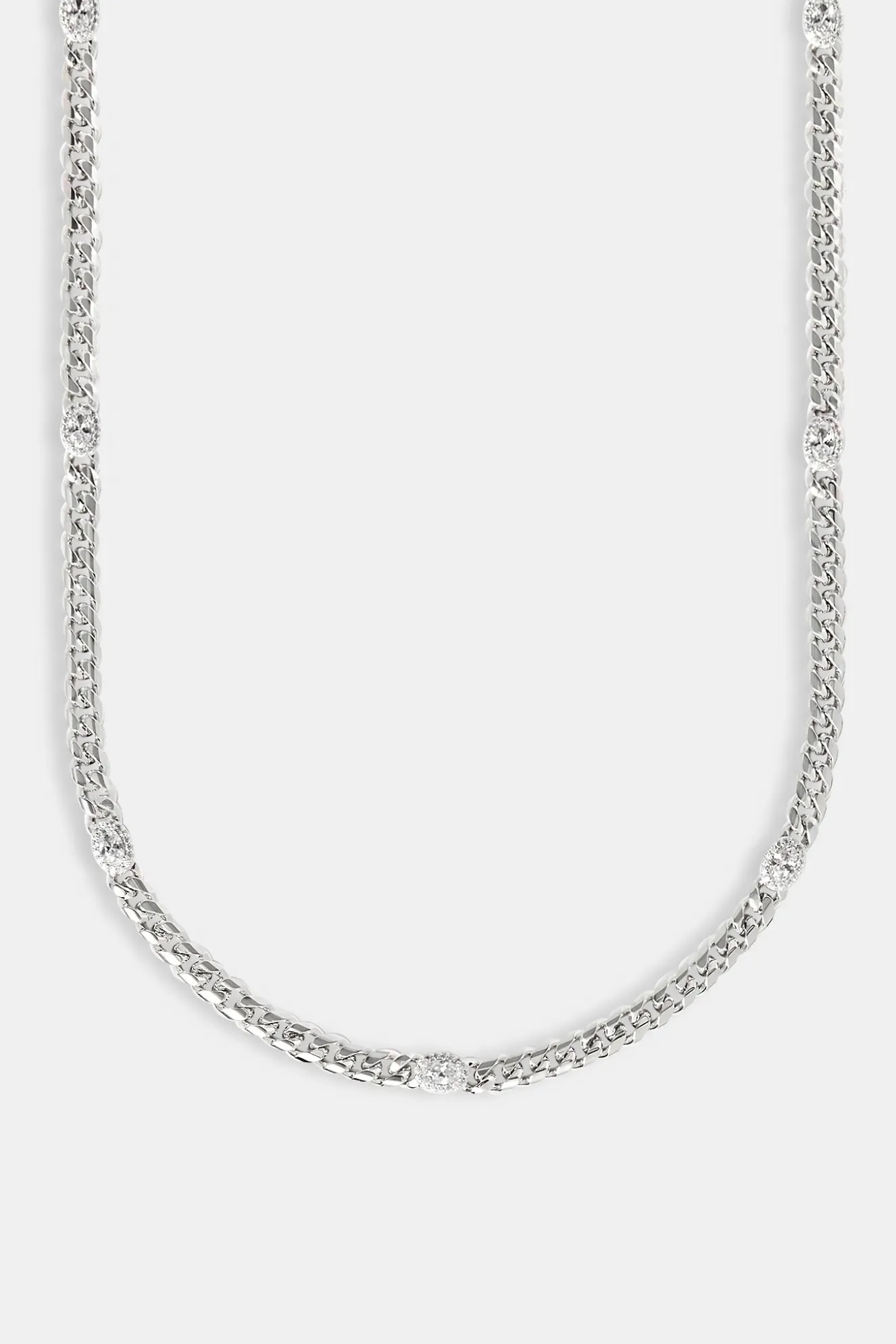 Iced Gemstone Miami Cuban Chain - 5mm