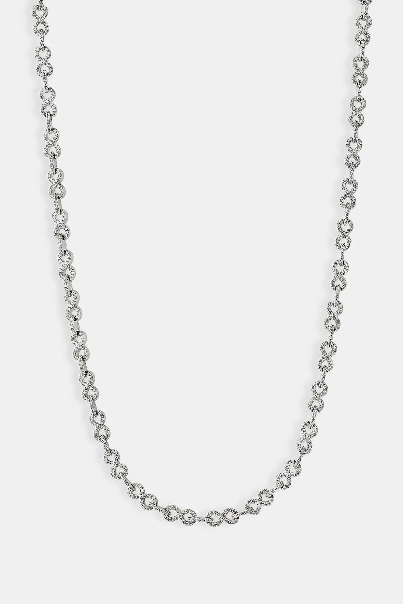 Iced Infinity Link Chain - 6mm