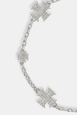 Iced Micro Motif Rolo Bracelet - 8mm