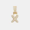 Iced Mini Bubble Pendant - Gold