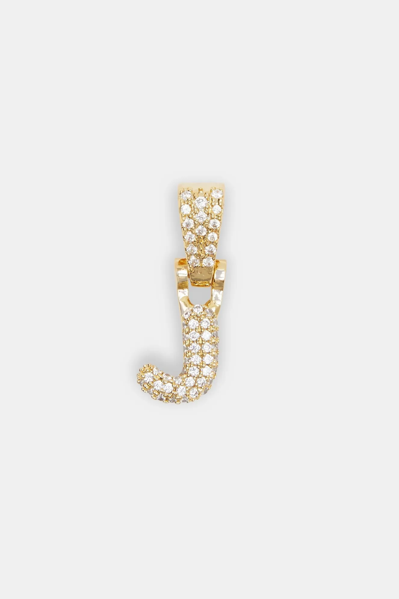 Iced Mini Bubble Pendant - Gold