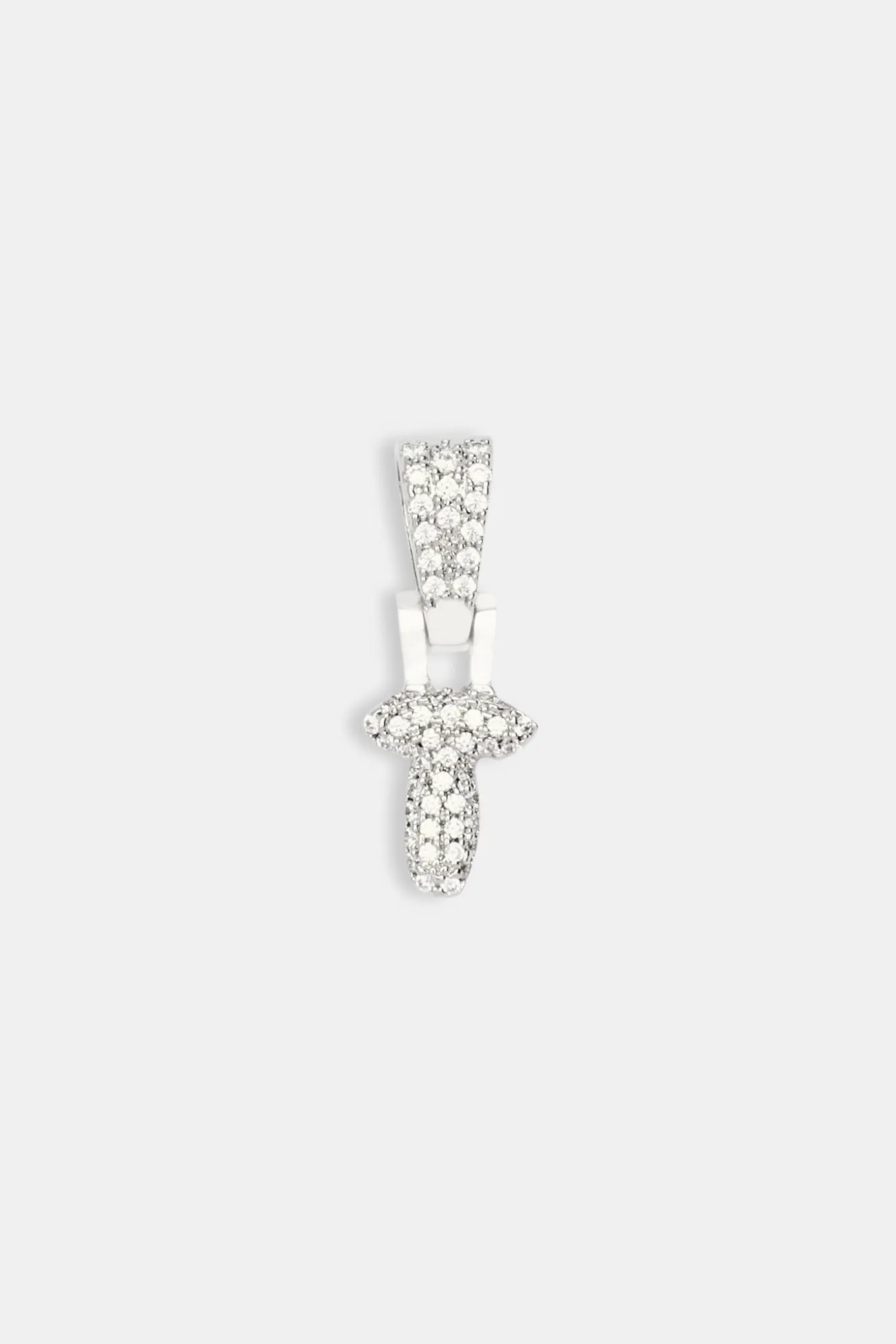 Iced Mini Bubble Pendant - White