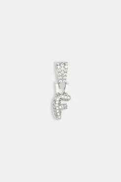 Iced Mini Bubble Pendant - White