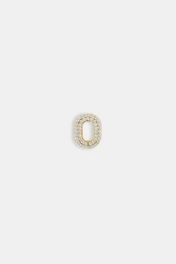 Iced 12mm Number Pendant
