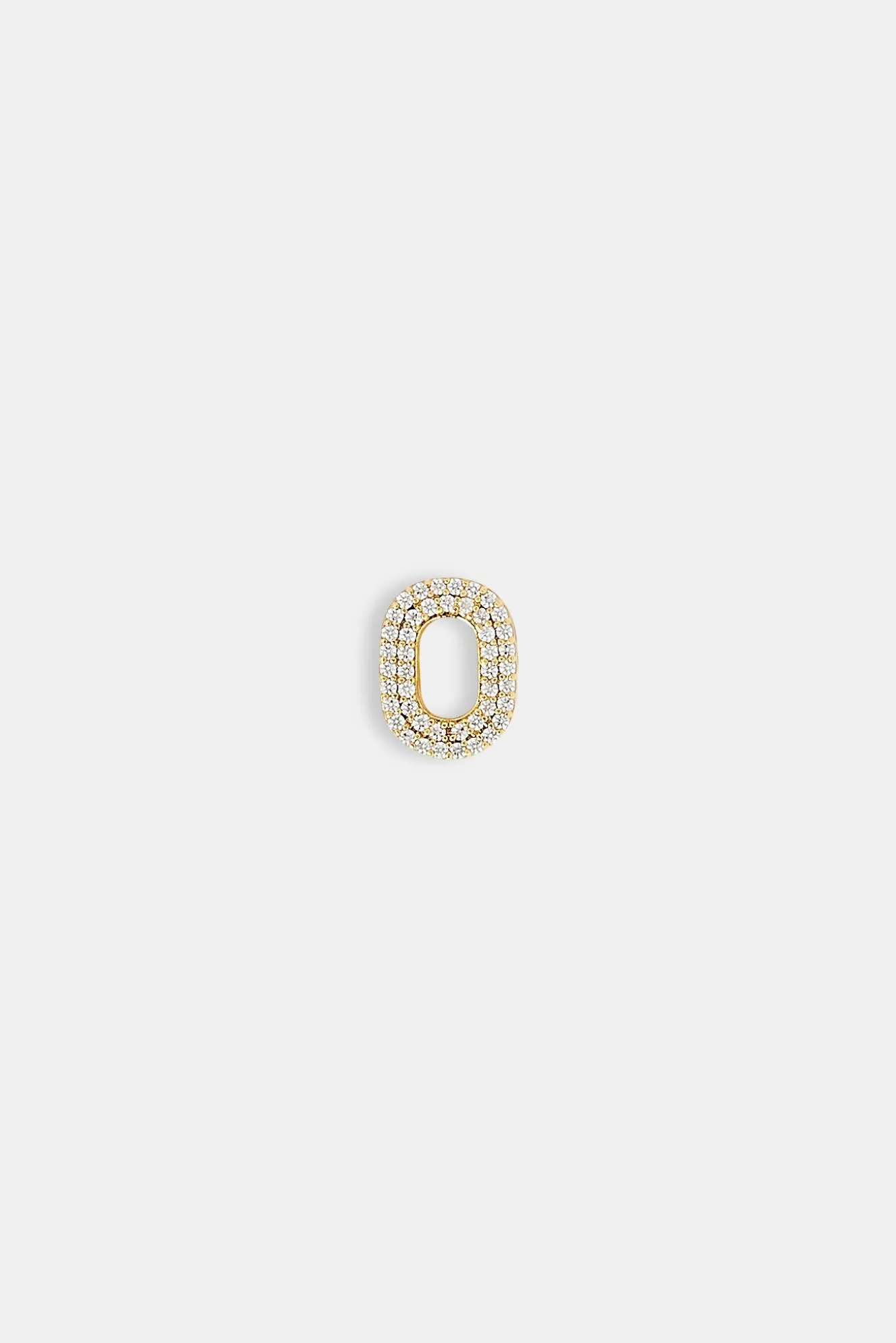 Iced 12mm Number Pendant