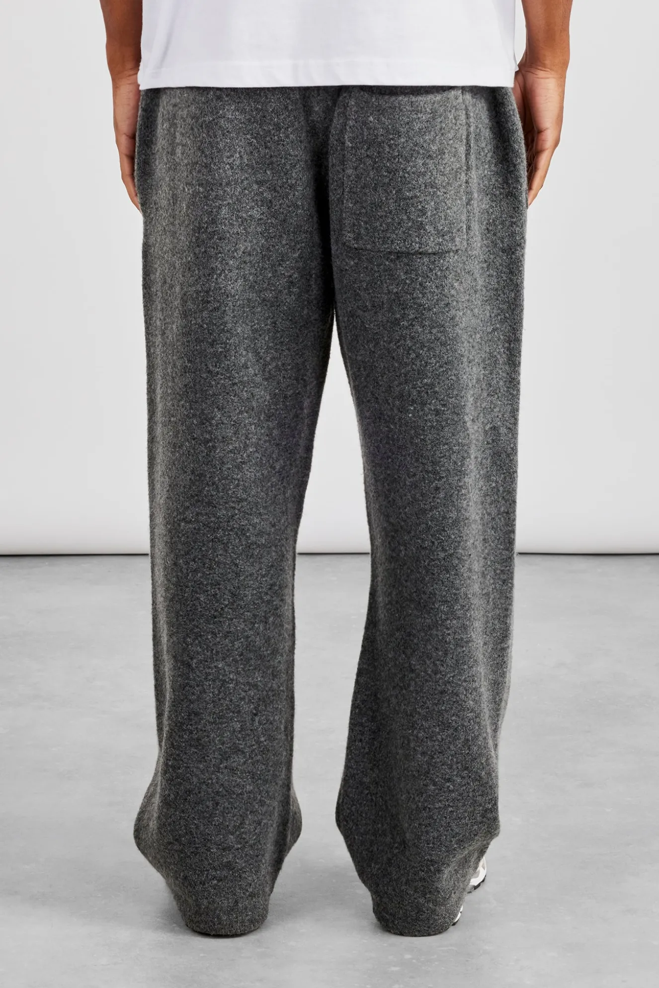 Knitted Relaxed Jogger - Grey