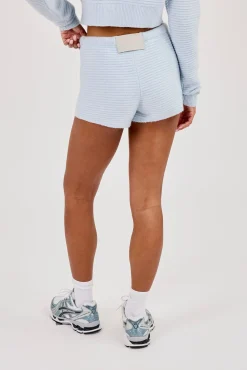 Lightweight Knitted Short - Baby Blue