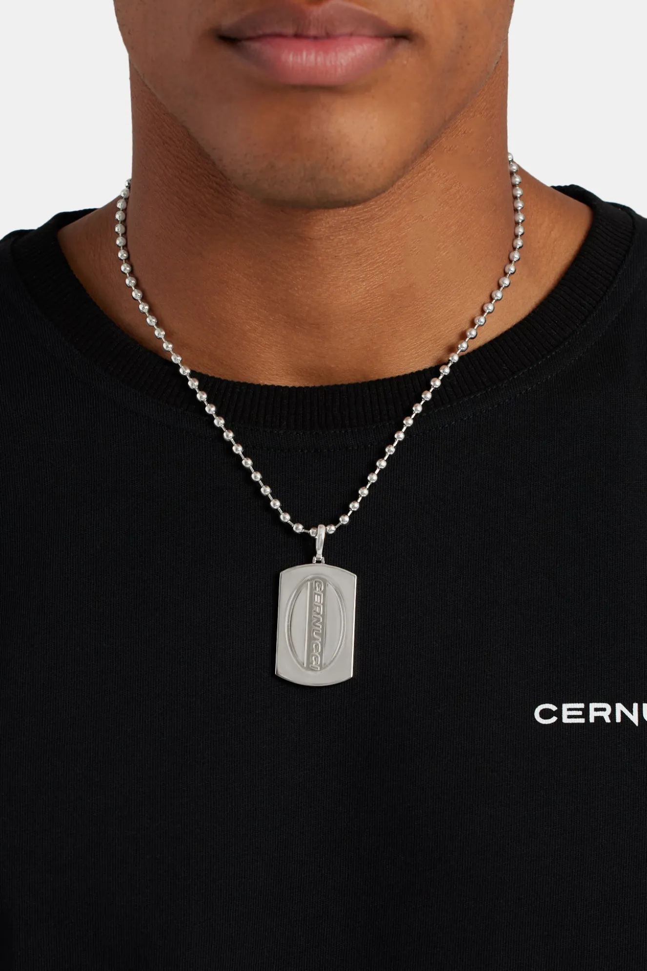 Logo Polished Dog Tag