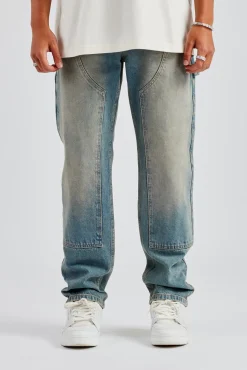 Mens Carpenter Jeans - Antique Wash