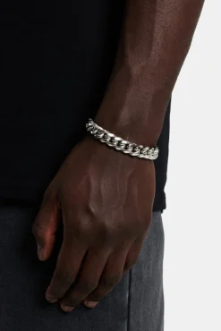 Miami Cuban Link Bracelet - 12mm - White