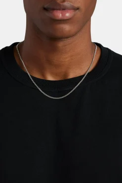 Micro Cuban Chain - 2.5mm - White