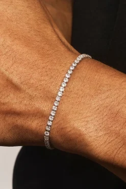 Micro Tennis Bracelet - 2.5mm - White