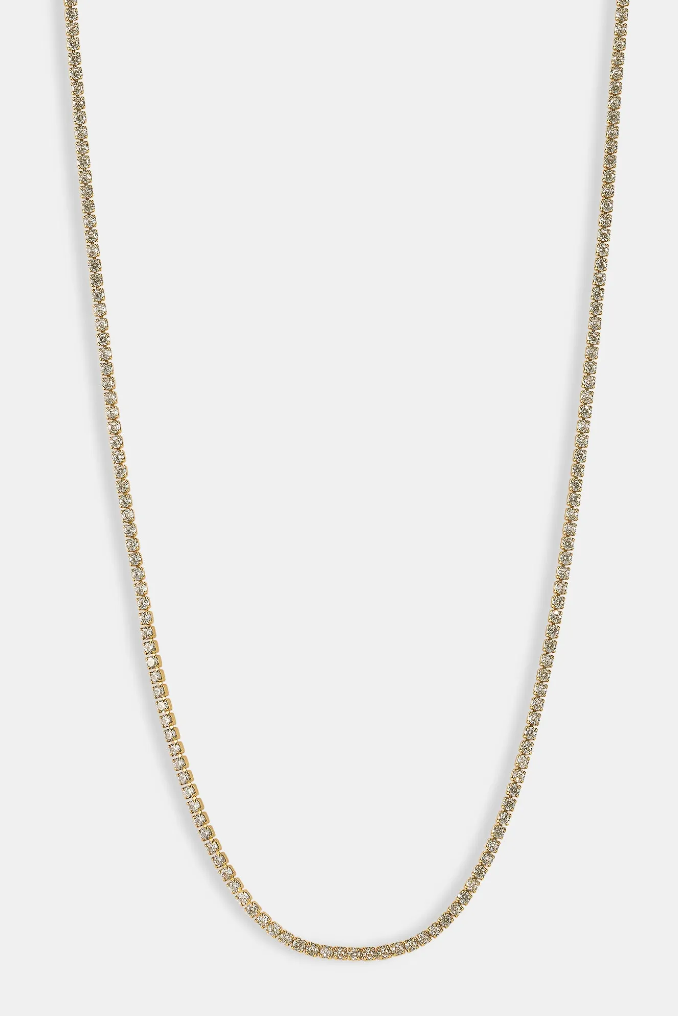 Micro Tennis Chain - 2.5mm - Gold