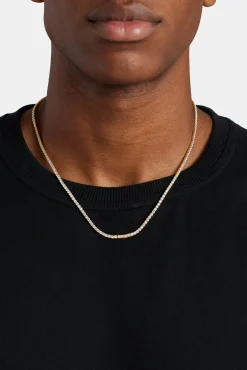 Micro Tennis Chain - 2.5mm - Gold